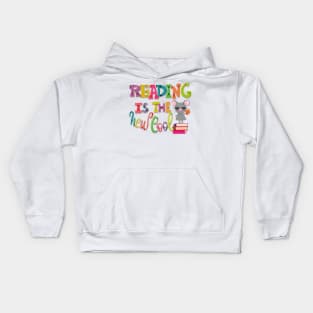 Reading is the new cool Kids Hoodie